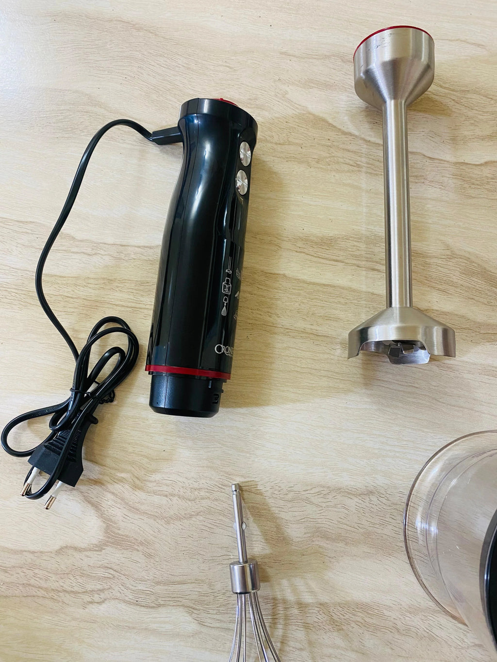 🥇 Cronier 4-in-1 Hand Blender Set – 600W / 800W | Multi-Function Power Mixer for Smart Cooking