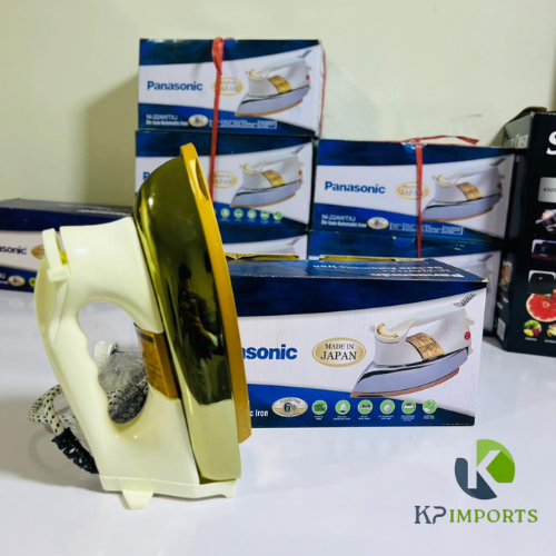 Panasonic Heavy-Duty Dry Iron – Non-Stick Soleplate, Fast Heating | Reliable Japan-Inspired Design