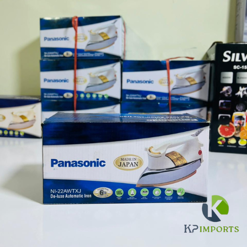 Panasonic Heavy-Duty Dry Iron – Non-Stick Soleplate, Fast Heating | Reliable Japan-Inspired Design