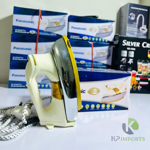 Panasonic Heavy-Duty Dry Iron – Non-Stick Soleplate, Fast Heating | Reliable Japan-Inspired Design