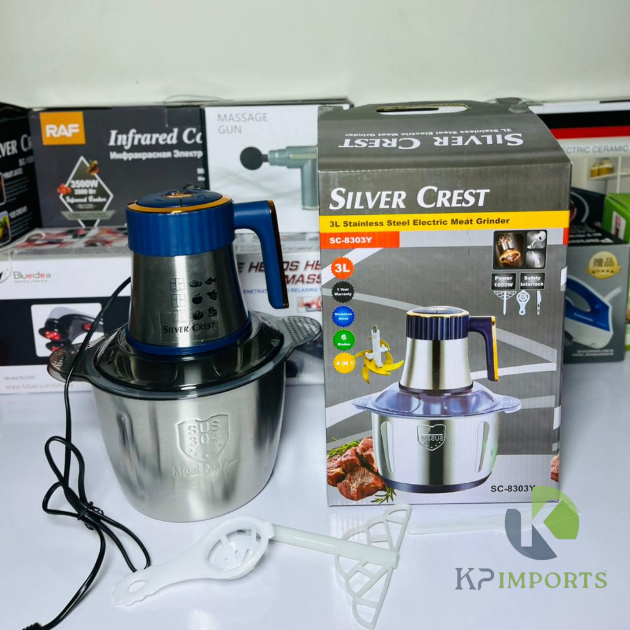 🔥 Silver Crest 3L Mega Power Chopper – 1000W Beast Mode Kitchen Machine!