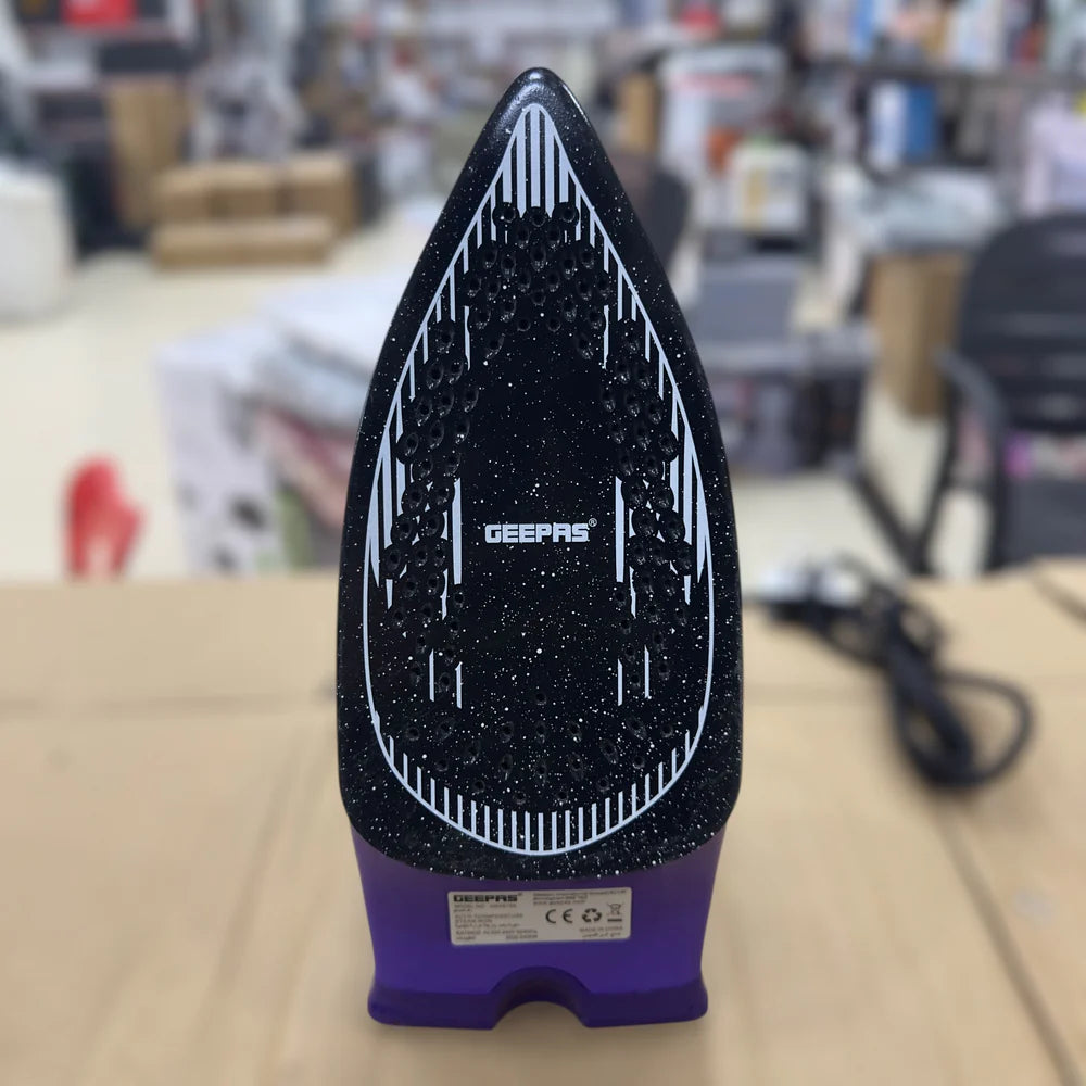 Geepas 7813 Auto-Temperature Steam Iron – Smooth Glide, Powerful Steam & Perfect Results