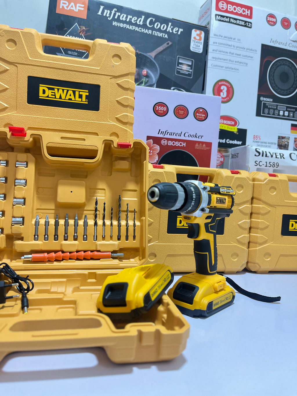 DEWALT Heavy Duty Rechargeable 3 in 1 drill kit