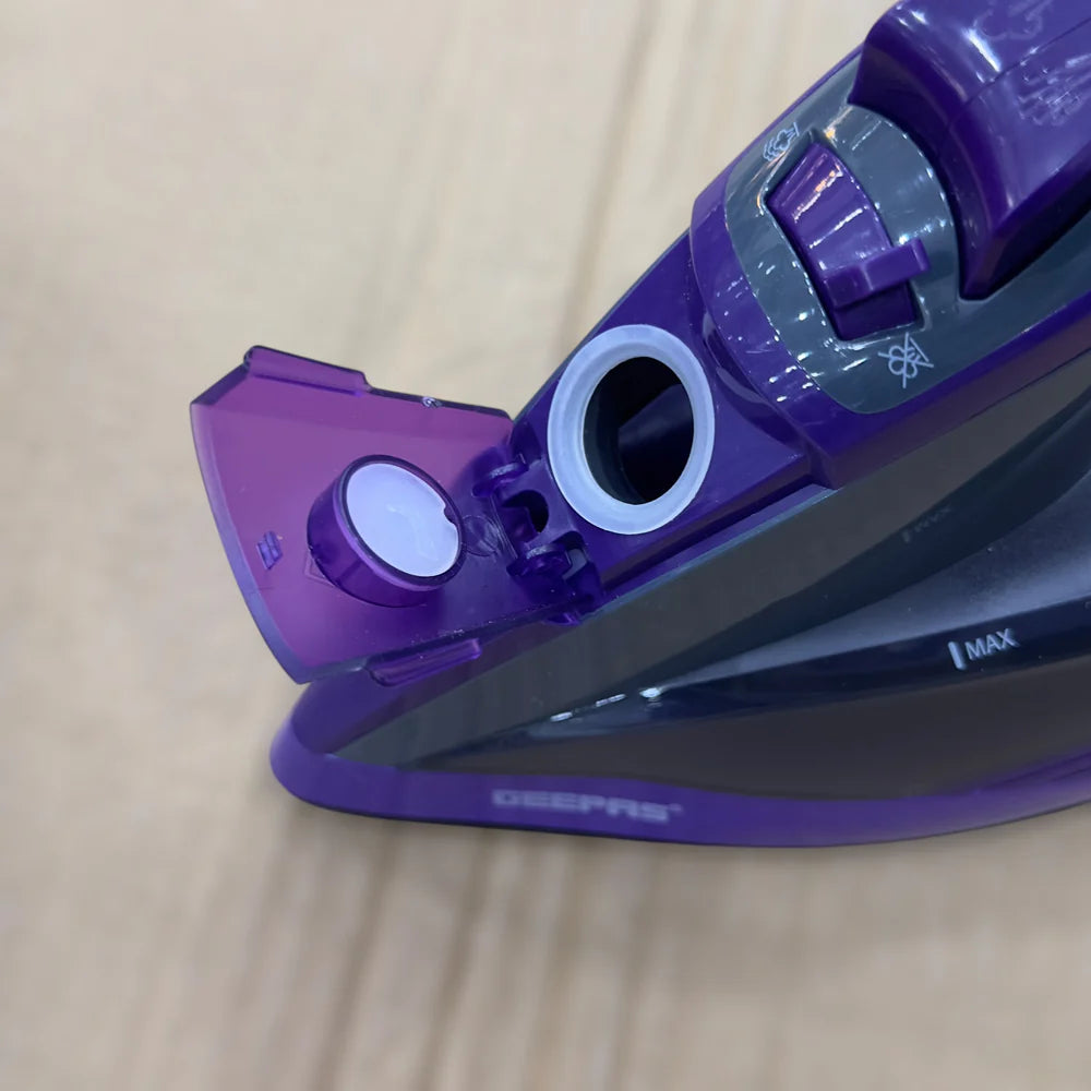 Geepas 7813 Auto-Temperature Steam Iron – Smooth Glide, Powerful Steam & Perfect Results