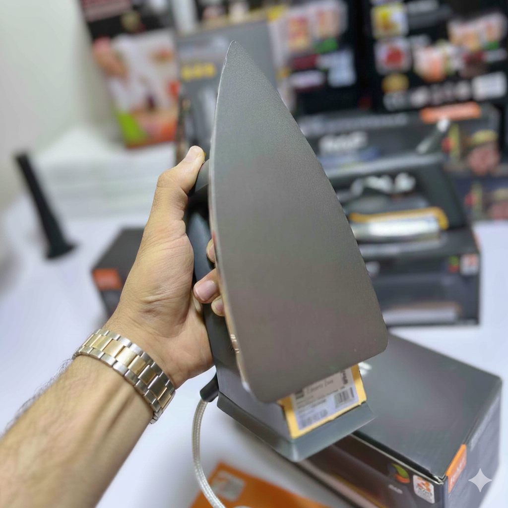 RAF 1600W Electric Dry Iron R-1108 – Ultra Smooth Non-Stick Glide & Lightweight Design