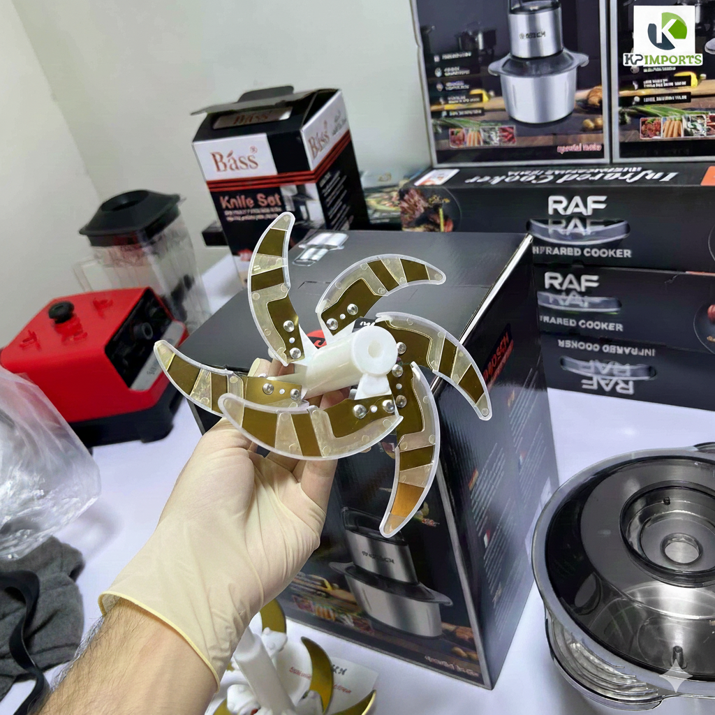 Bosch 1000W Mega Power Chopper – Cuts Meat, Onions & Hard Veggies in Just Seconds | 5L Steel Bowl