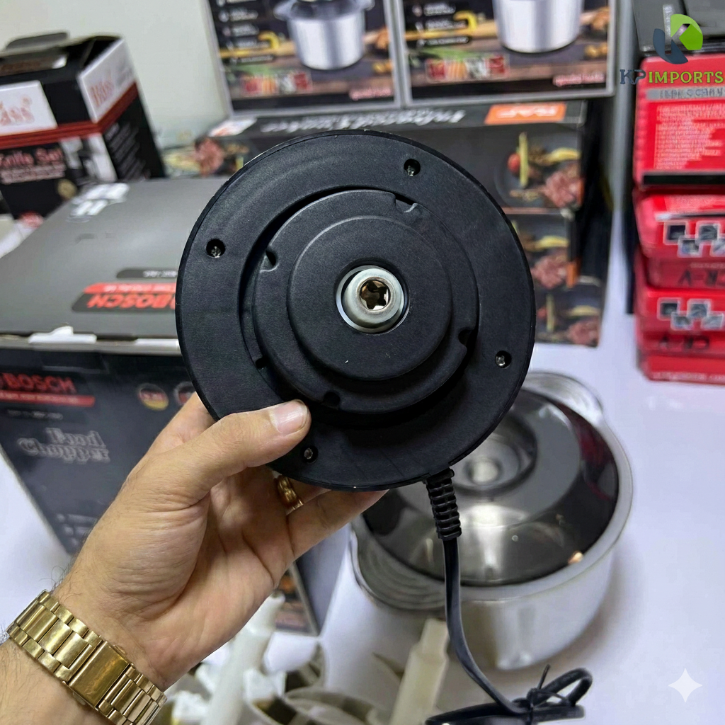 Bosch 1000W Mega Power Chopper – Cuts Meat, Onions & Hard Veggies in Just Seconds | 5L Steel Bowl