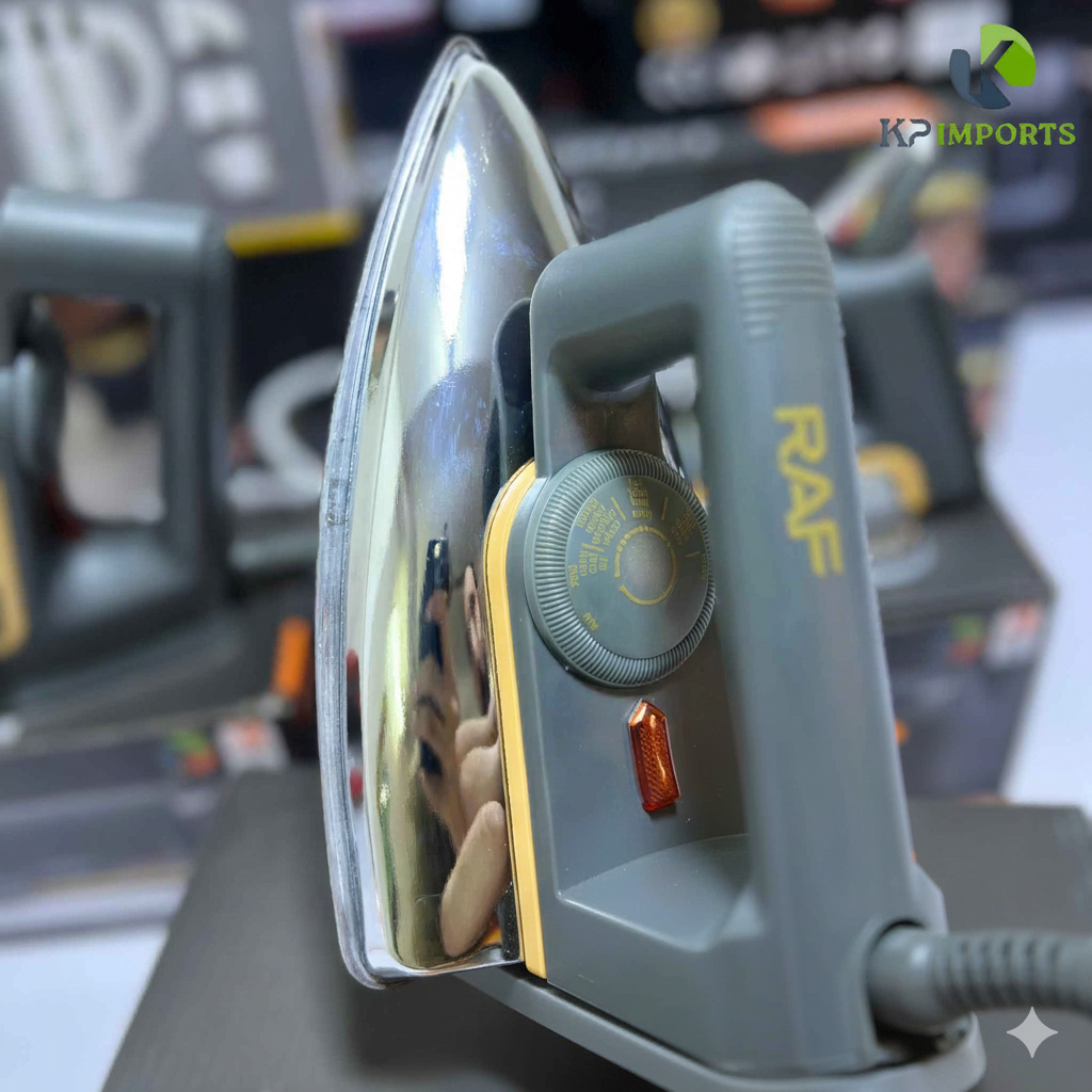 RAF 1600W Electric Dry Iron R-1108 – Ultra Smooth Non-Stick Glide & Lightweight Design