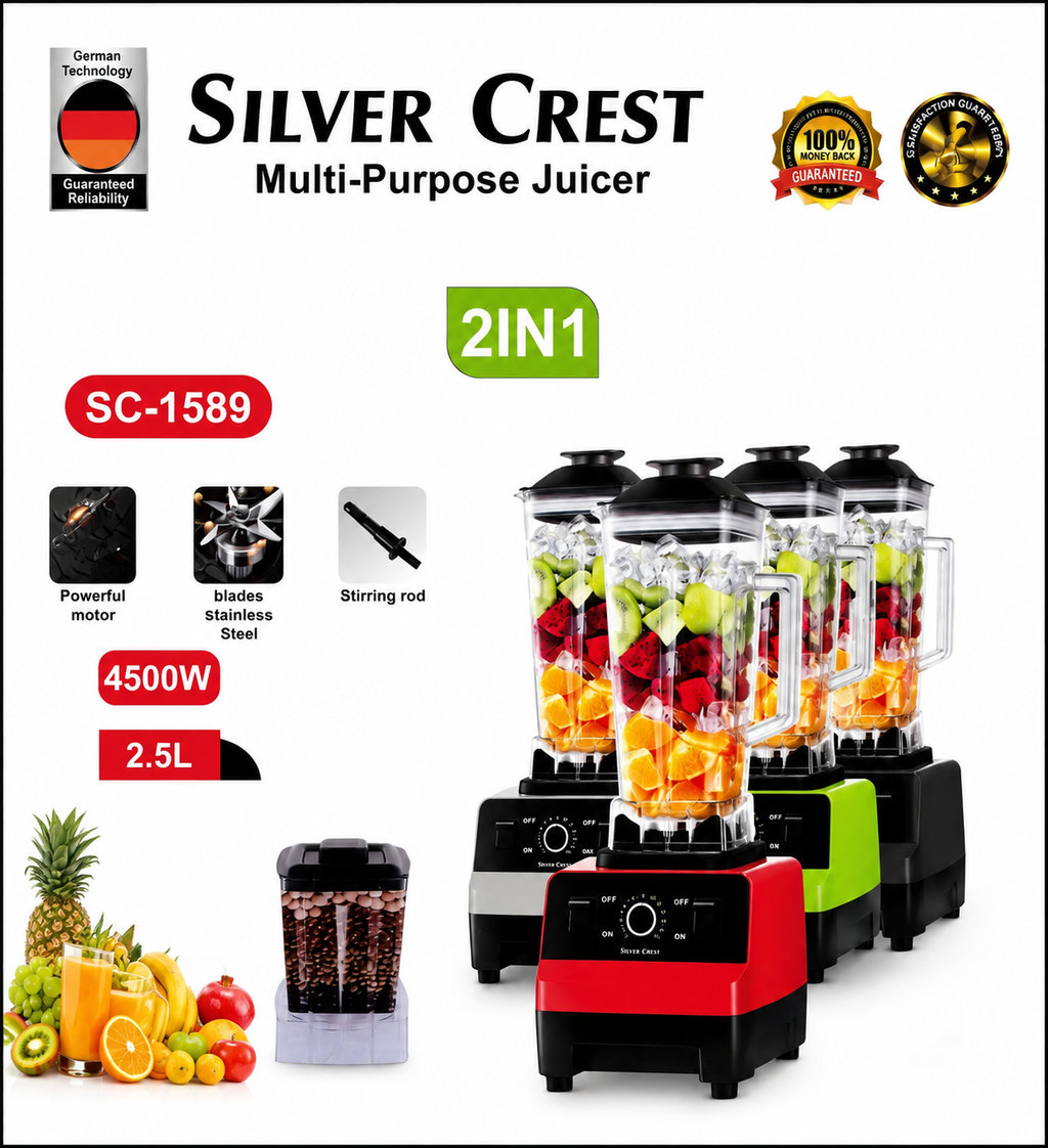 🔥 NEW Silver Crest SC-1589 4500W Blender