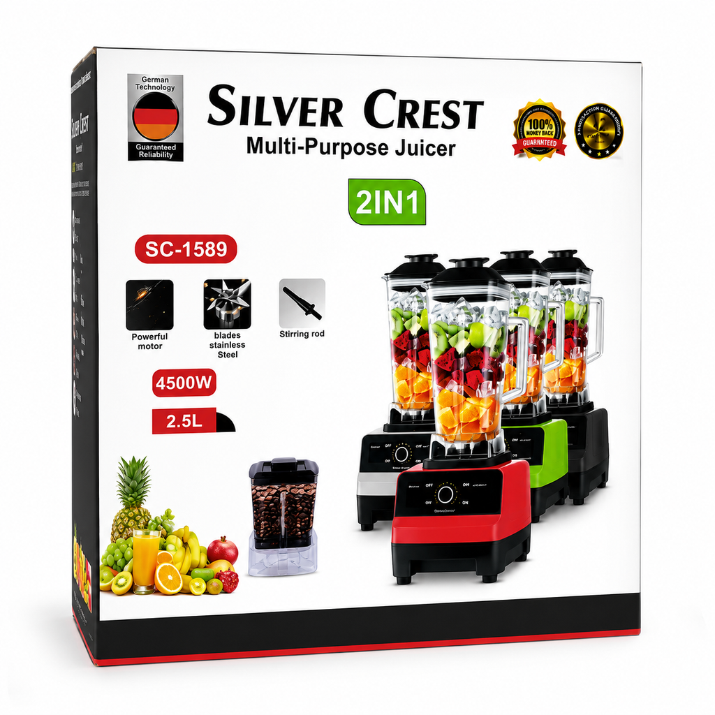 🔥 NEW Silver Crest SC-1589 4500W Blender