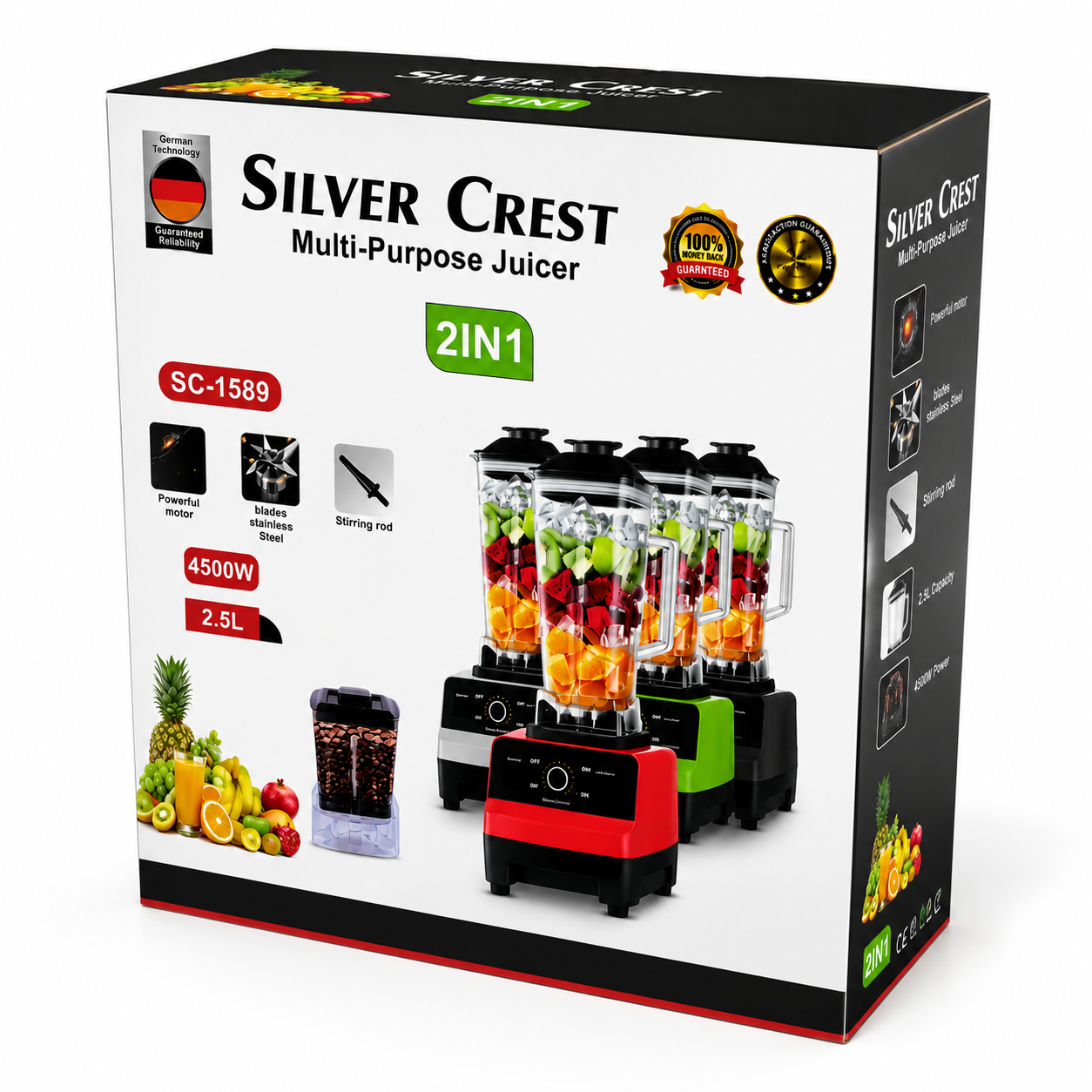 🔥 NEW Silver Crest SC-1589 4500W Blender
