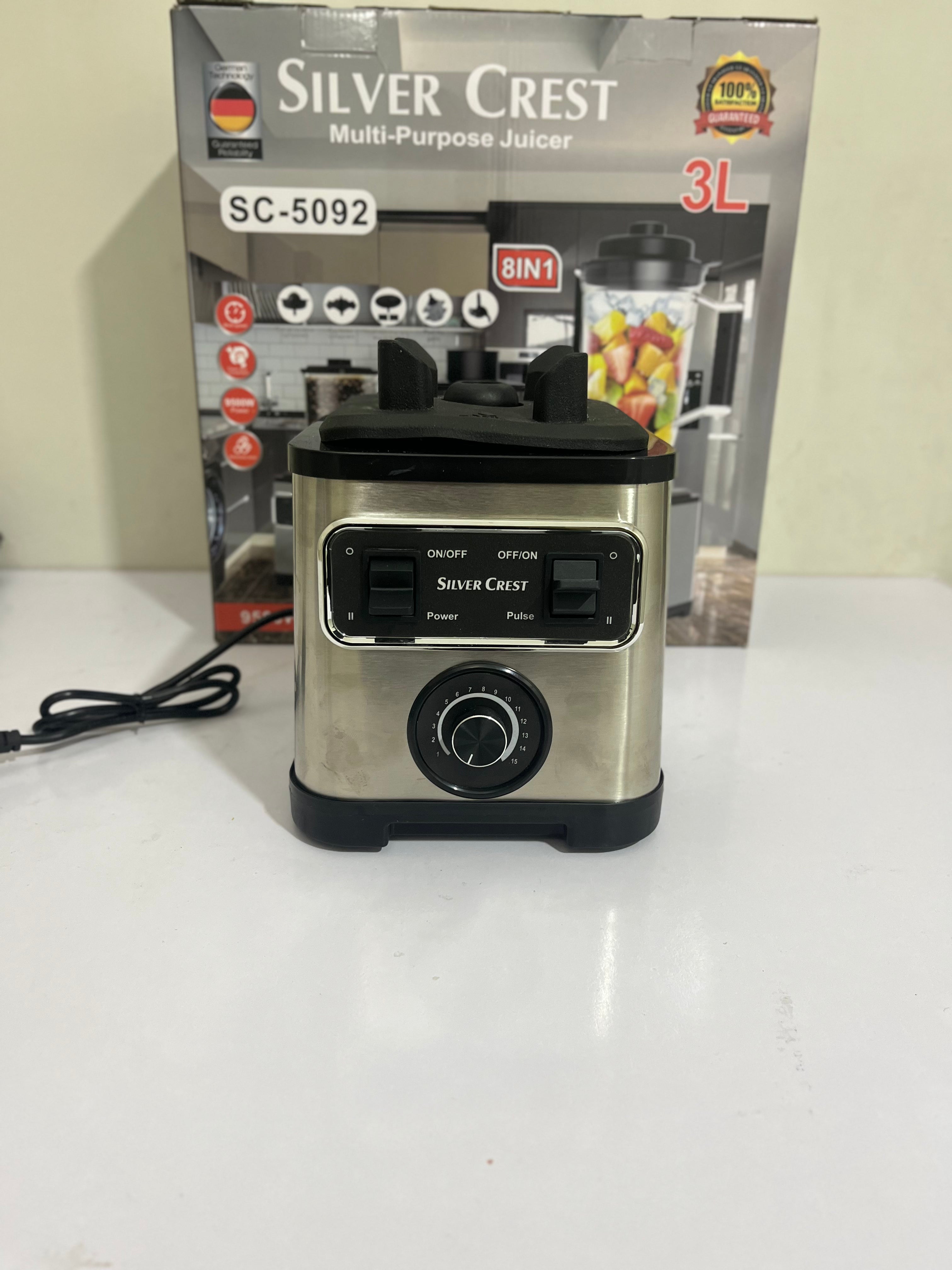 Silvercrest 8-in-1 Multi-Function Blender | German Quality Kitchen Powerhouse