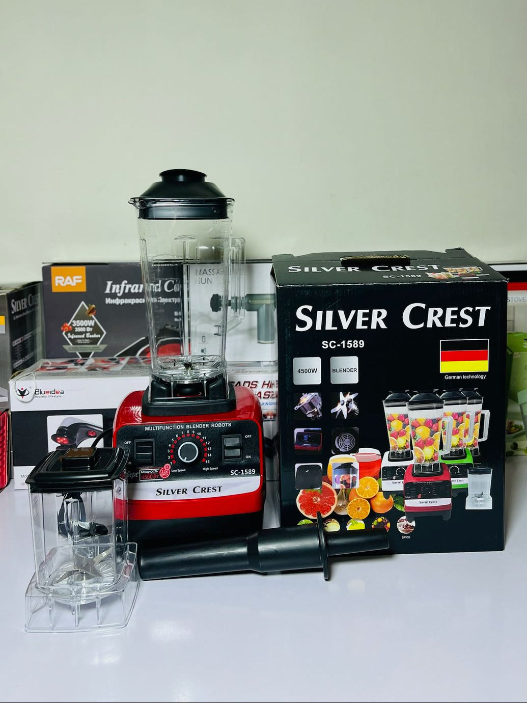 1. Silver Crest 2-in-1 PowerBlend Pro | High-Performance Juicer & Grinder