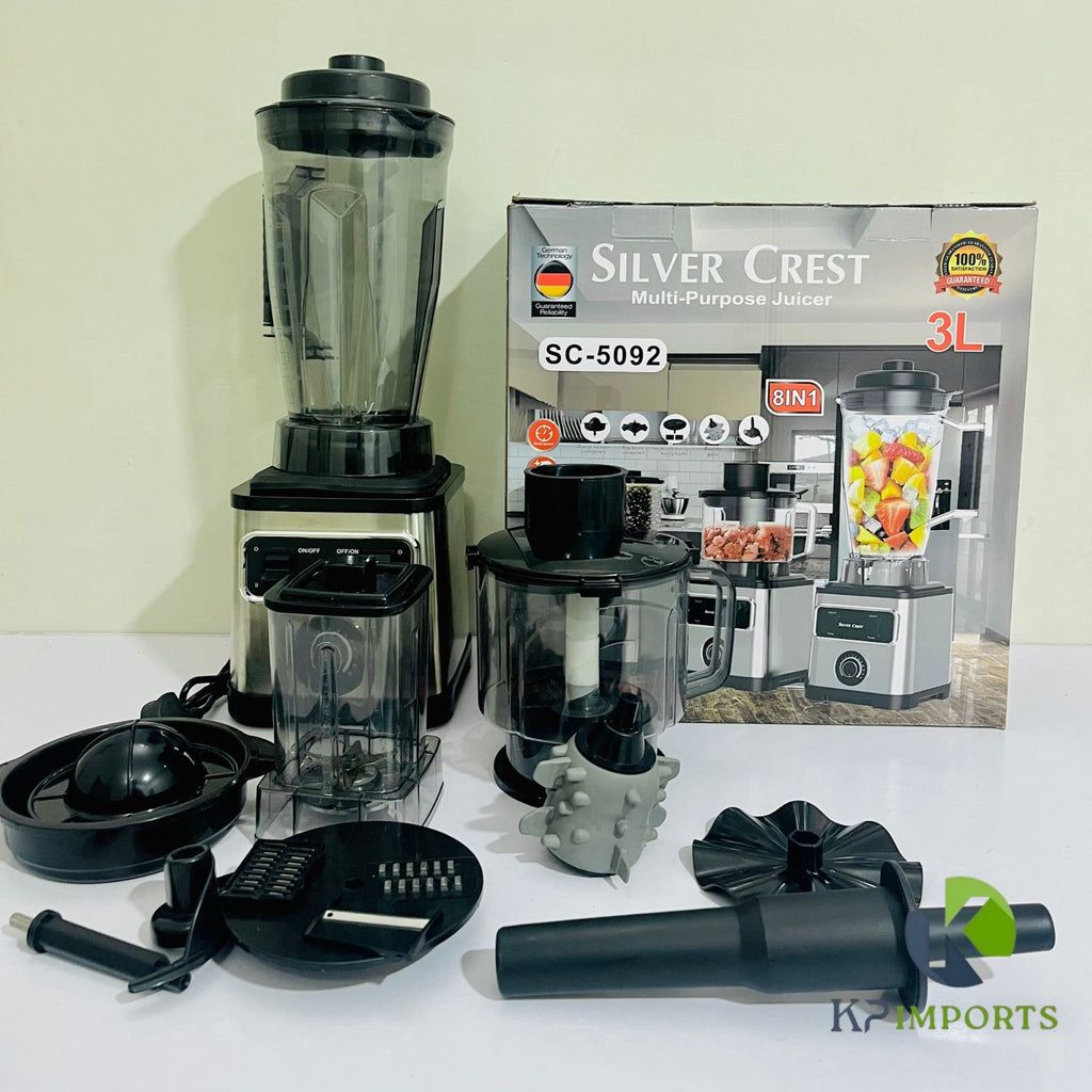 Silvercrest 8-in-1 Multi-Function Blender | German Quality Kitchen Powerhouse