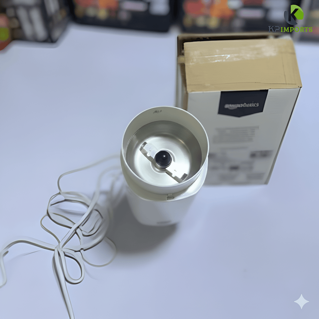 Amazon Basics Stainless Steel Coffee Grinder: Simple One-Touch Bean & Spice Grinding - KP IMPORTS