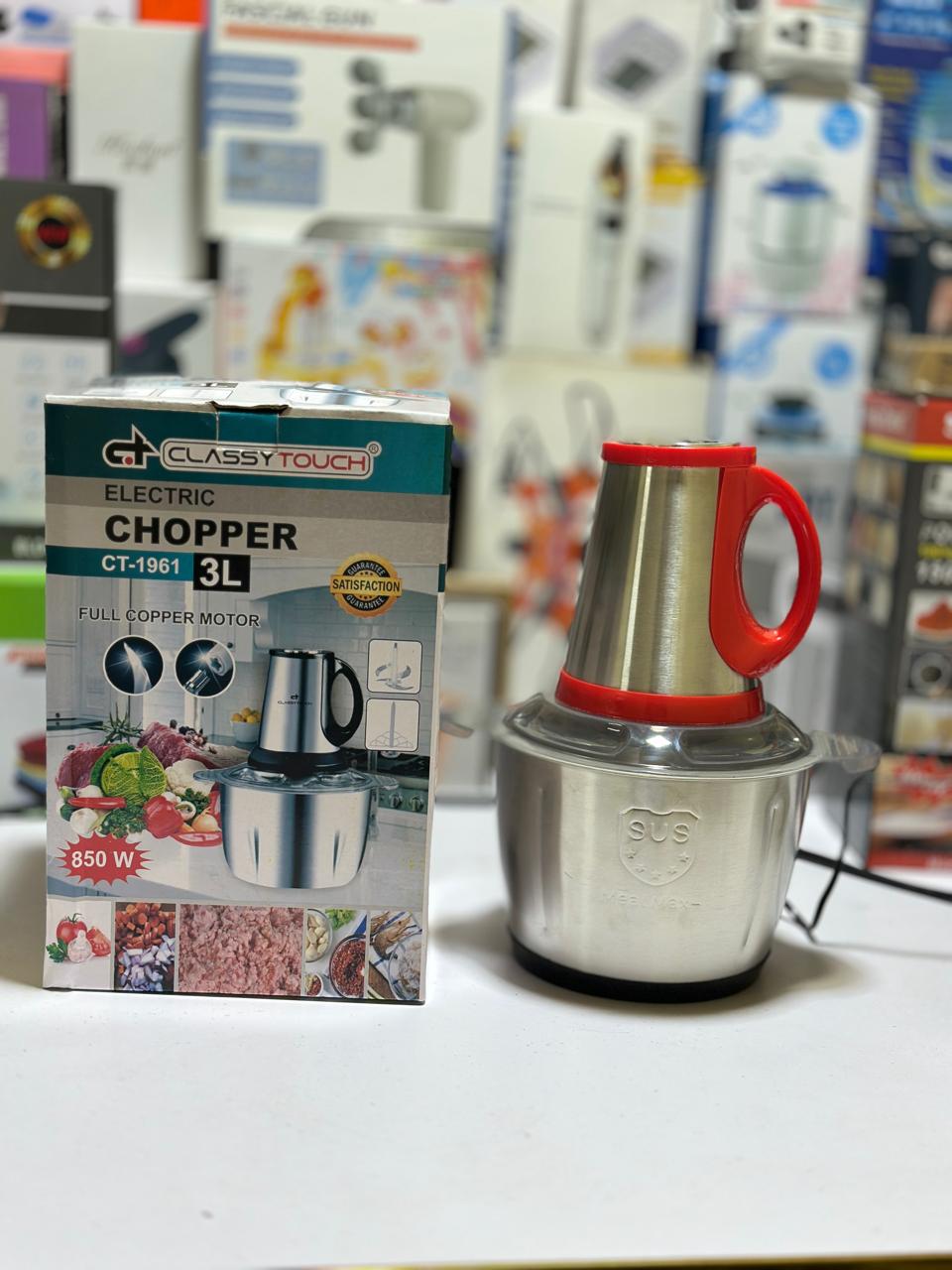Classy touch chopper 3l bowl capacity - KP IMPORTS