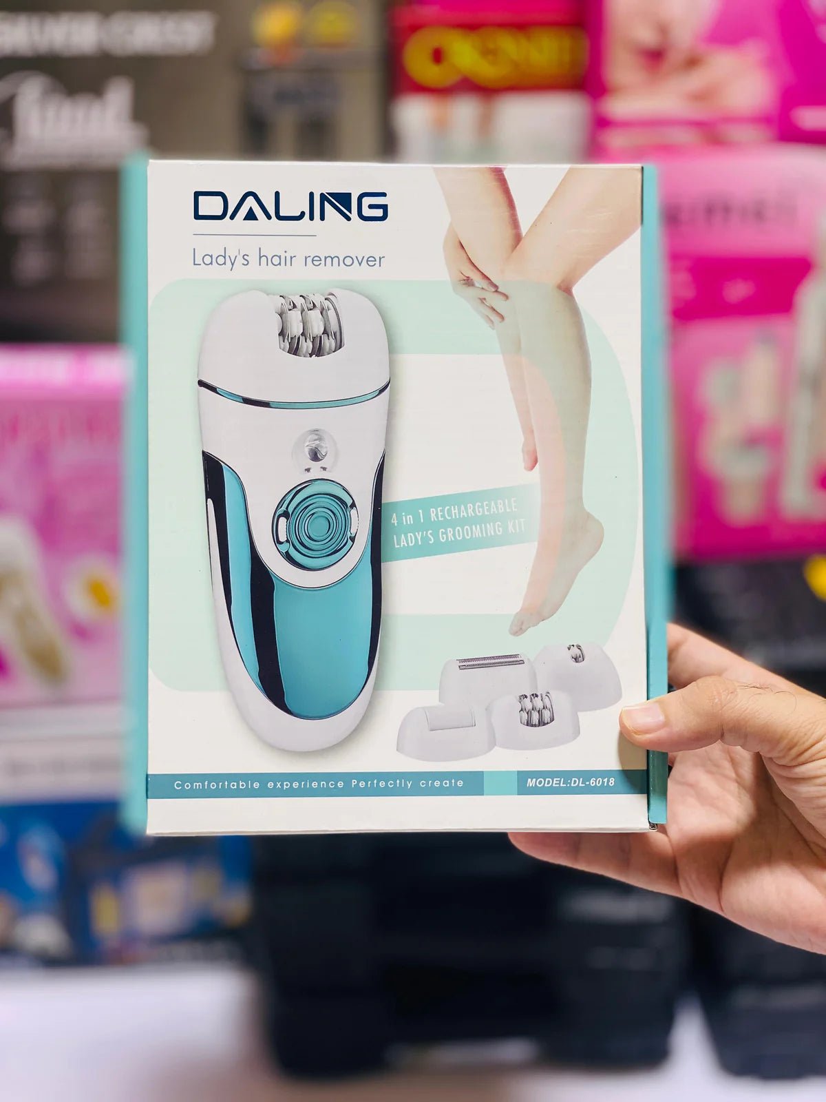 ✨ DALING DL-6018 4-in-1 Lady Epilator & Beauty Kit - KP IMPORTS