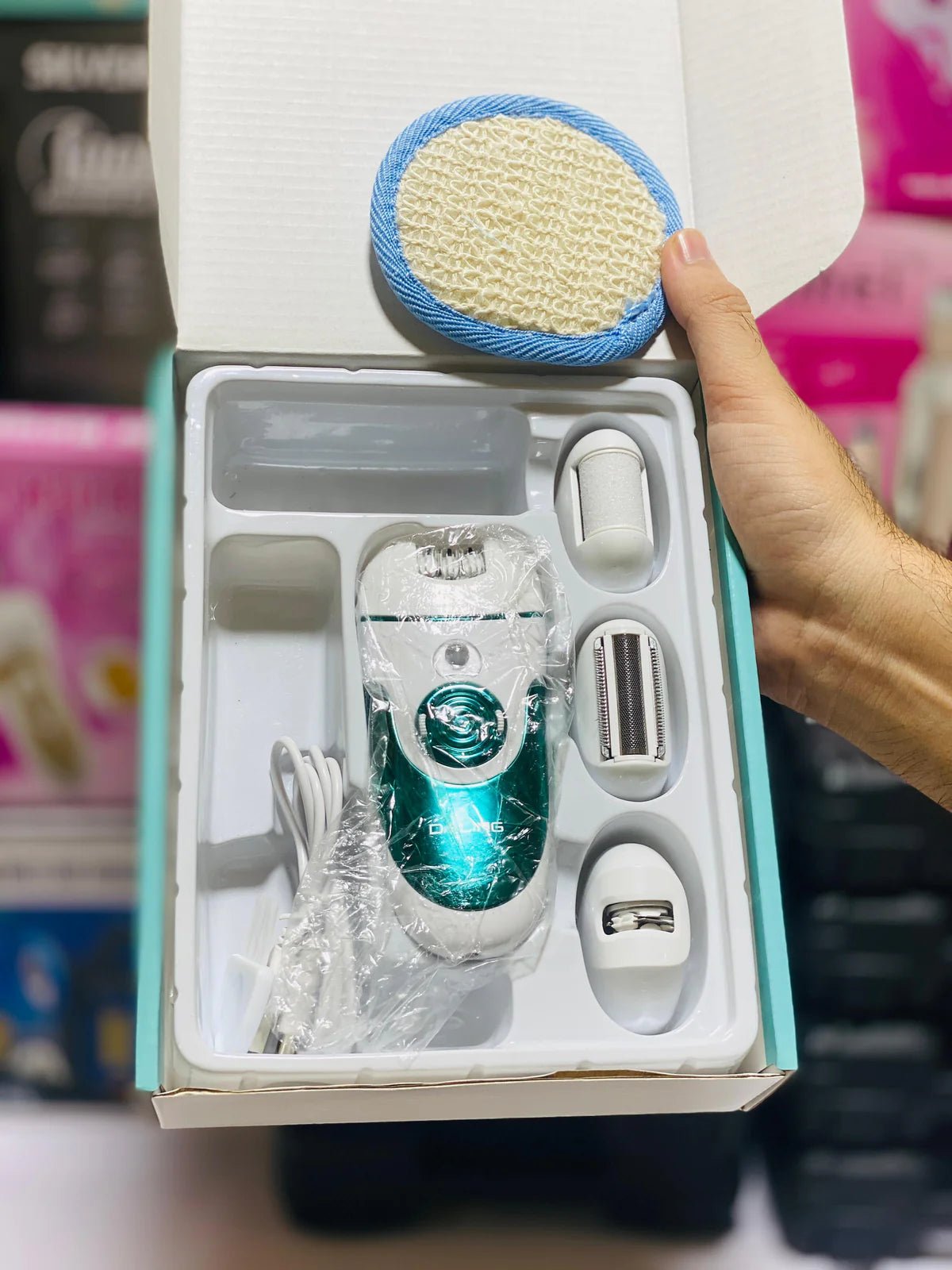✨ DALING DL-6018 4-in-1 Lady Epilator & Beauty Kit - KP IMPORTS