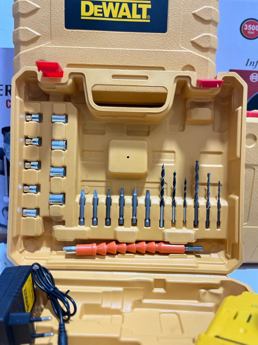 DEWALT Heavy Duty Rechargeable 3 in 1 drill kit - KP IMPORTS