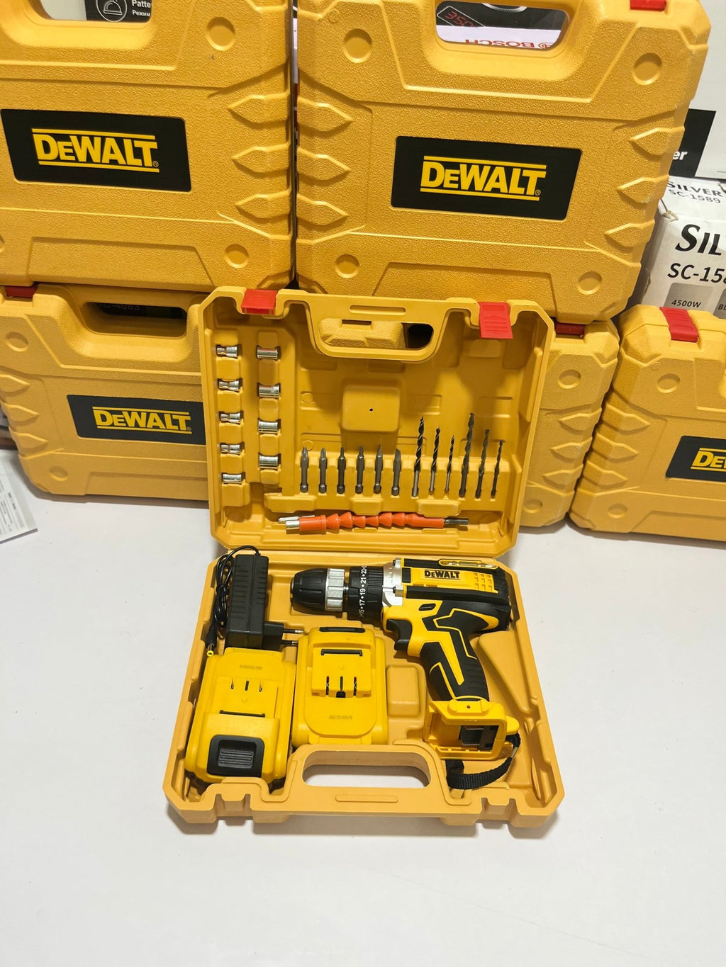 DEWALT Heavy Duty Rechargeable 3 in 1 drill kit - KP IMPORTS