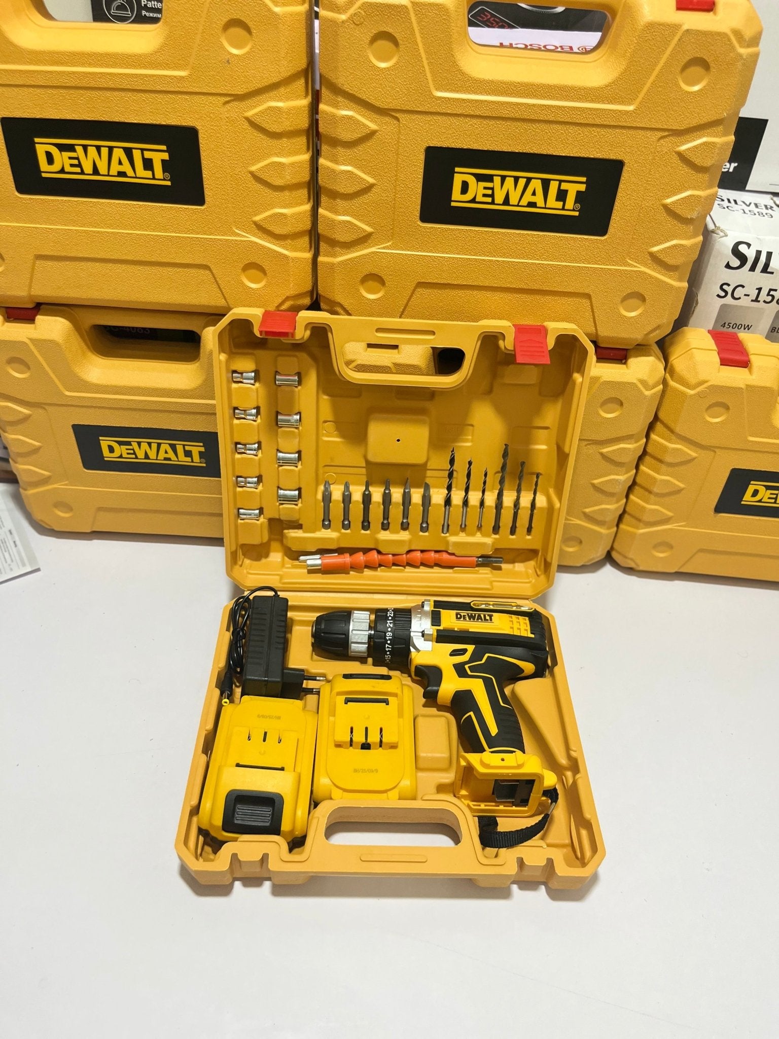 DEWALT Heavy Duty Rechargeable 3 in 1 drill kit - KP IMPORTS