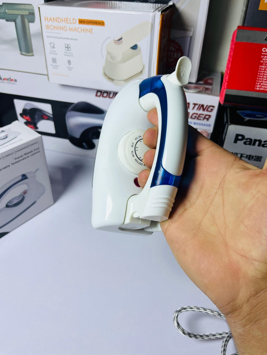 ✈️ H & E Travel Iron – Portable Steam Press for Wrinkle-Free Style Anywhere! - KP IMPORTS