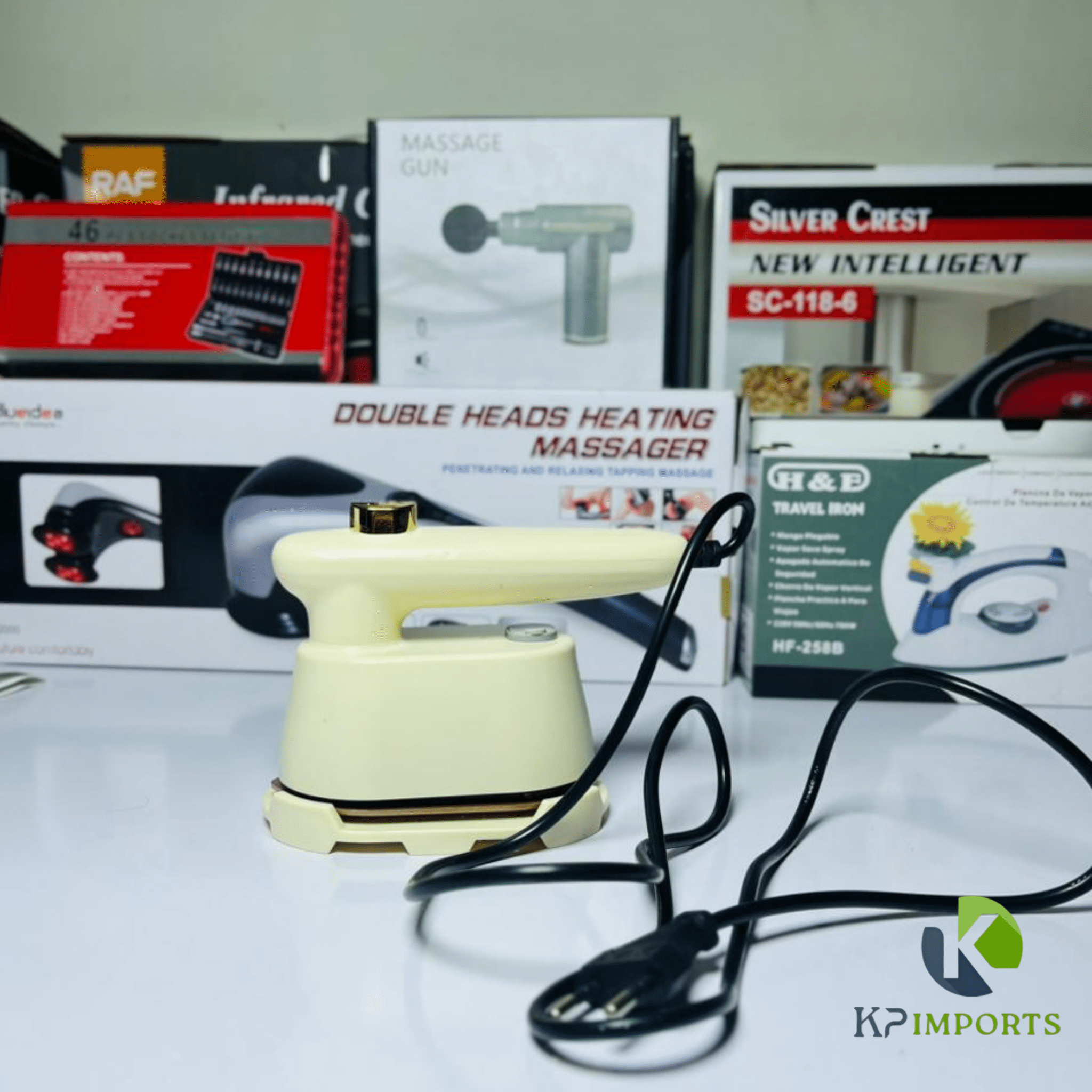 Handheld Portable Steam Iron – Quick Wrinkle Fix - KP IMPORTS