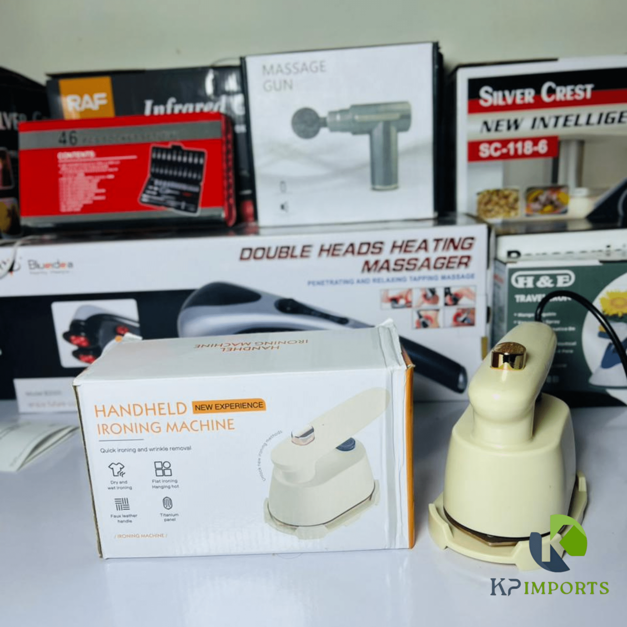 Handheld Portable Steam Iron – Quick Wrinkle Fix - KP IMPORTS