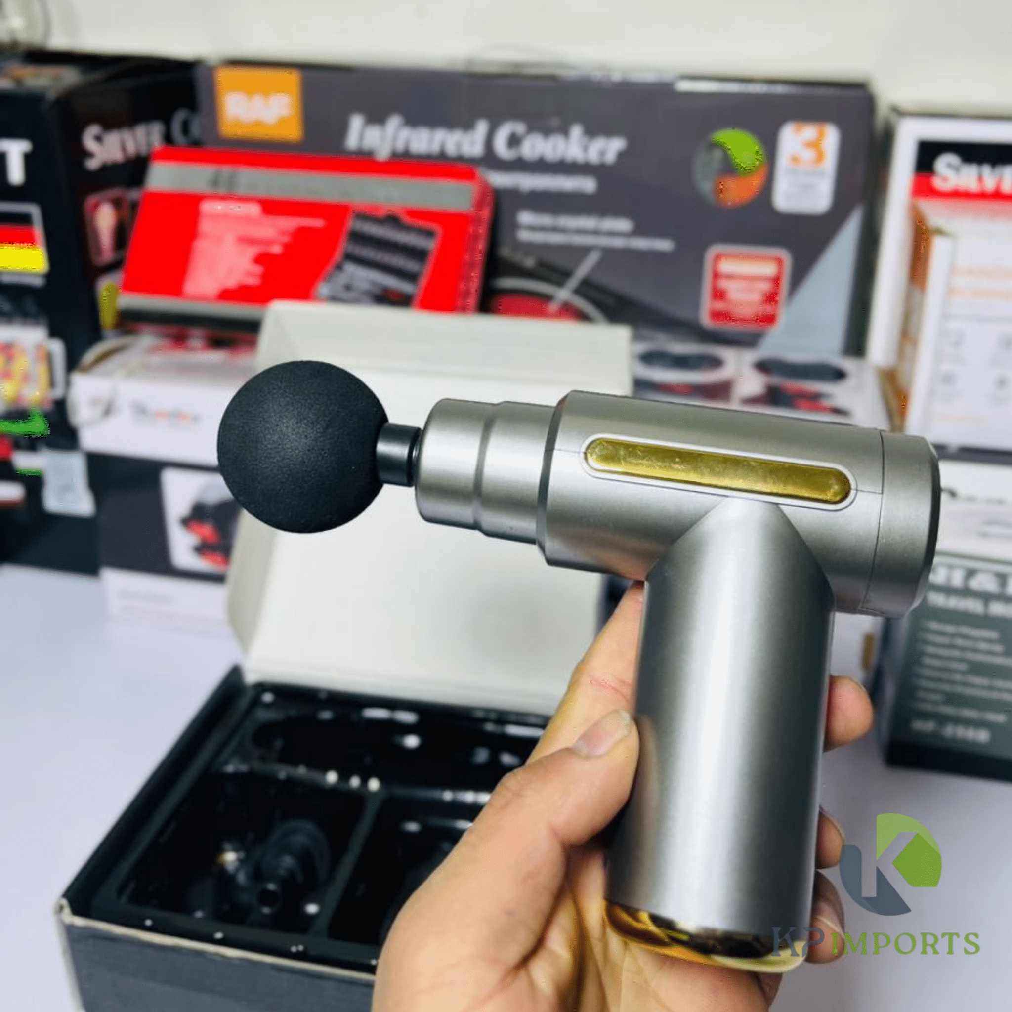 🏋️‍♂️ Mini Massage Gun – Muscle Relief Anywhere, Anytime! - KP IMPORTS