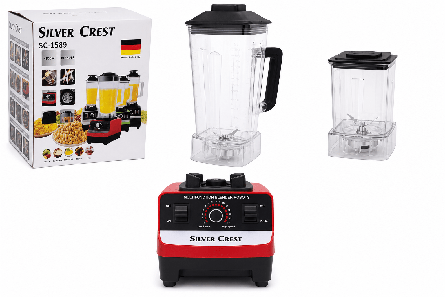🔥 NEW Silver Crest SC-1589 4500W Blender - KP IMPORTS