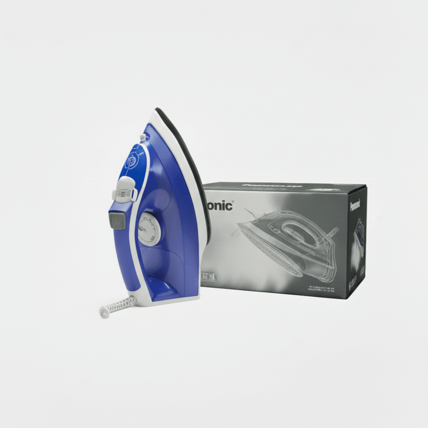 panasonic Steam Iron – Advanced Non-Stick Steam Power for Smooth, Crease-Free Clothes! - KP IMPORTS
