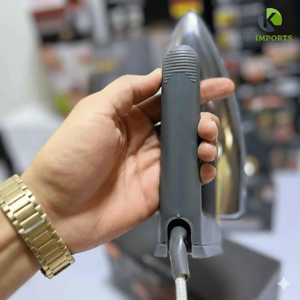 RAF 1600W Electric Dry Iron R-1108 – Ultra Smooth Non-Stick Glide & Lightweight Design - KP IMPORTS