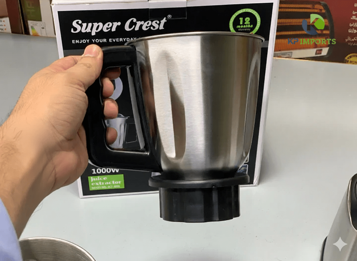 Super Crest 3-in-1 Juicer, Blender & Chopper – All-Purpose Kitchen Powerhouse - KP IMPORTS