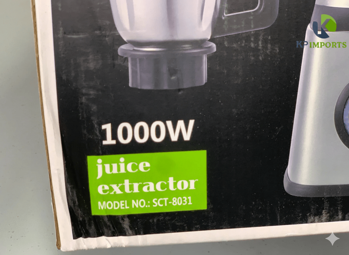 Super Crest 3-in-1 Juicer, Blender & Chopper – All-Purpose Kitchen Powerhouse - KP IMPORTS